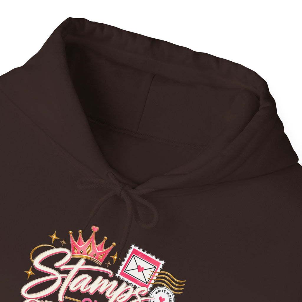 Stampin' On Stacks Hoodie – Cute Pink Sweatshirt