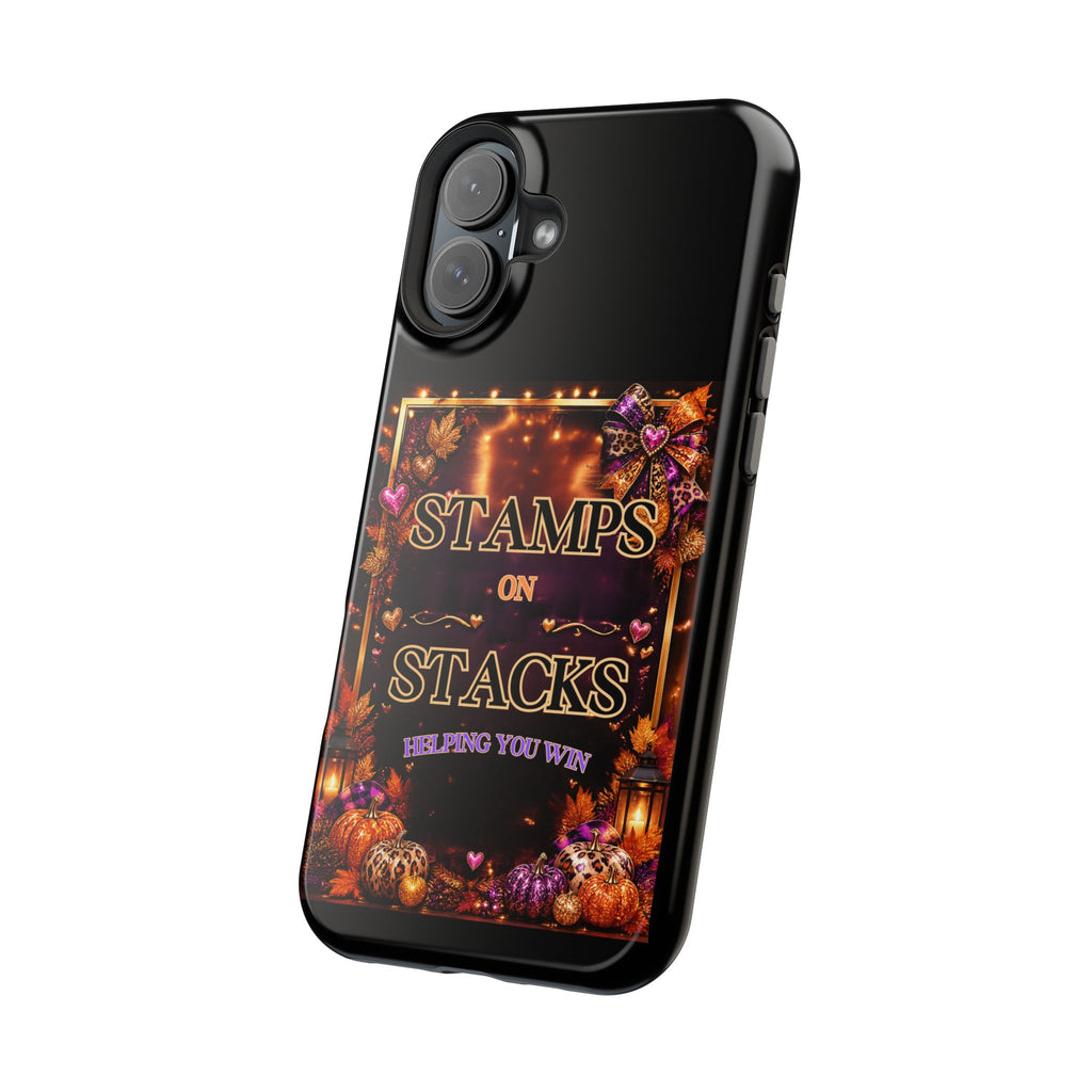 Stamps on Stacks Fall iPhone Case – Helping You Win