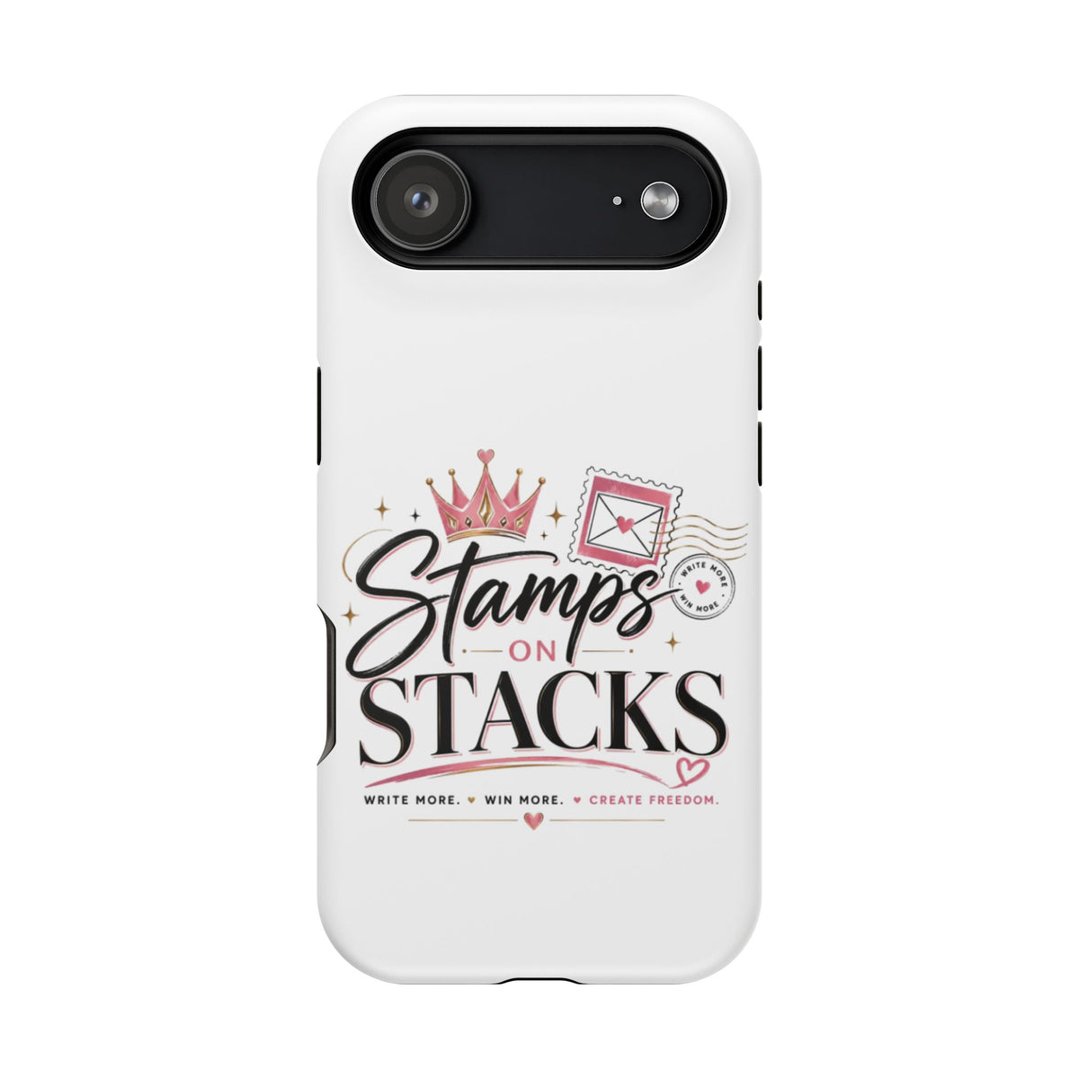 Stamps on Stacks Signature Logo Phone Case