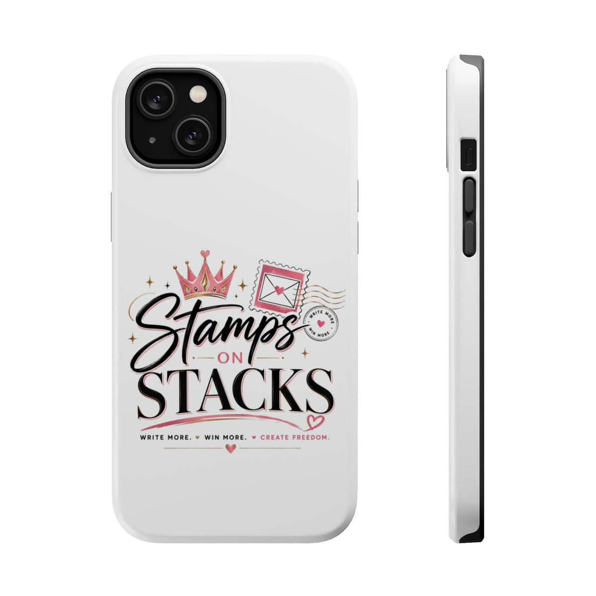 Stamps on Stacks Signature Logo Phone Case