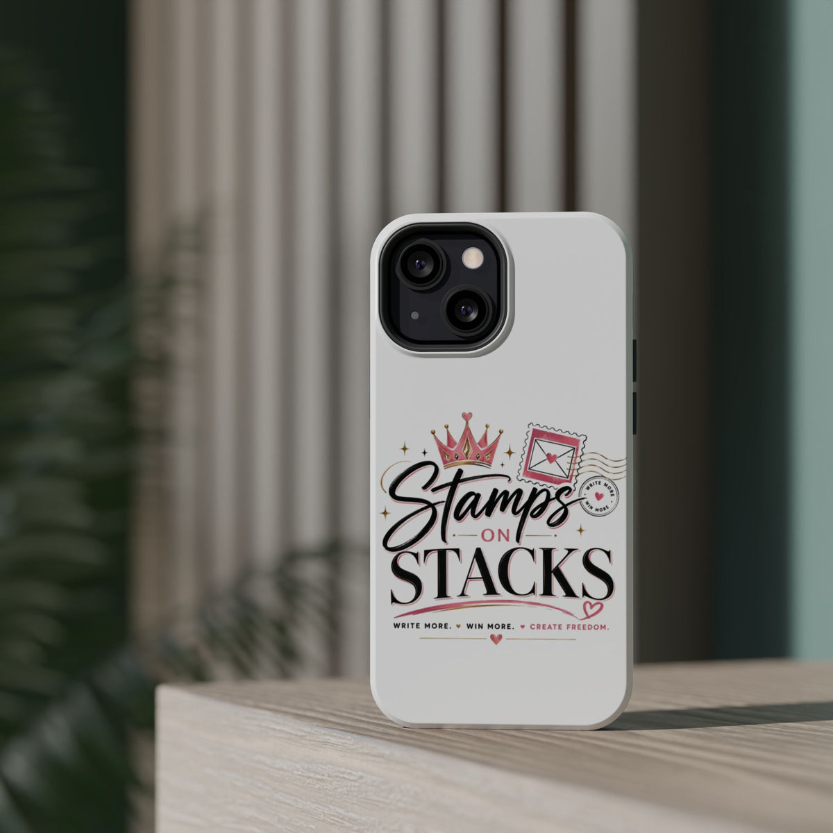 Stamps on Stacks Signature Logo Phone Case