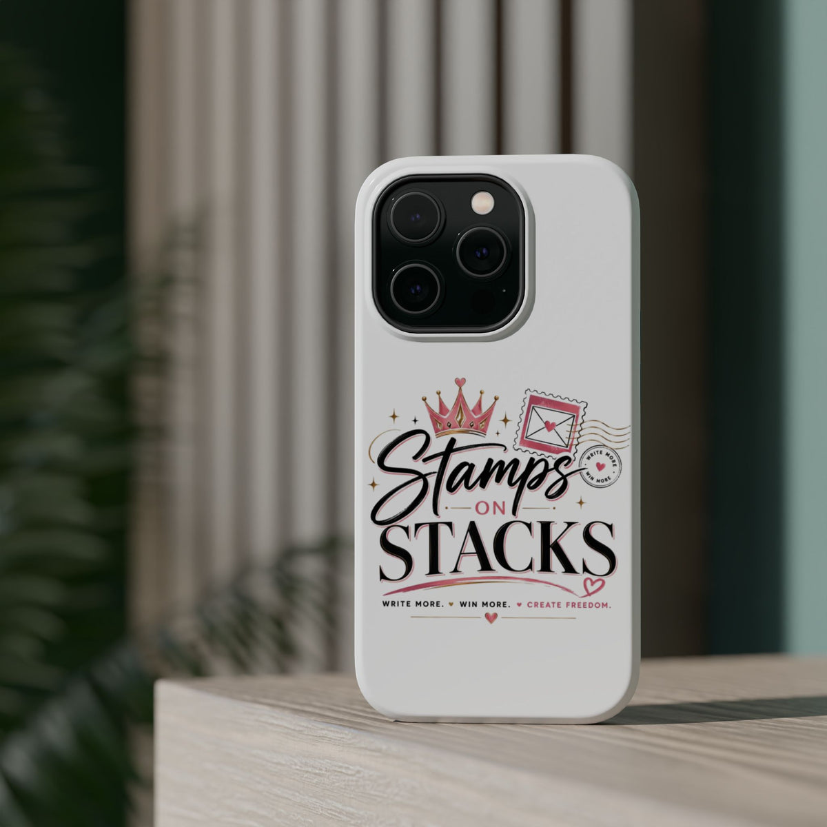 Stamps on Stacks Signature Logo Phone Case