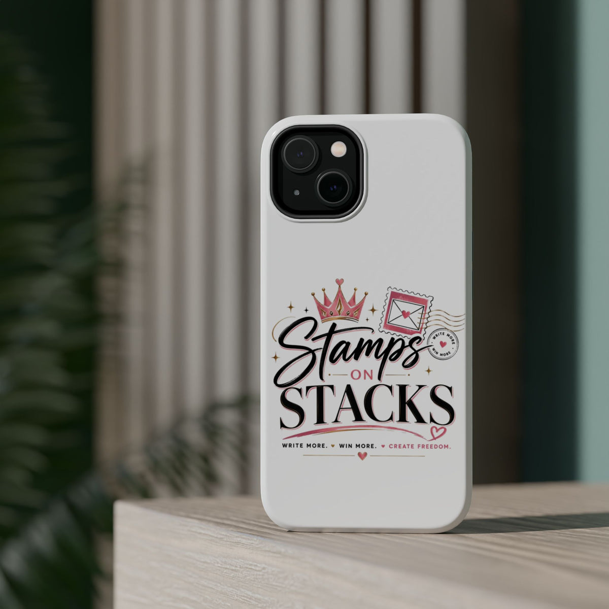 Stamps on Stacks Signature Logo Phone Case