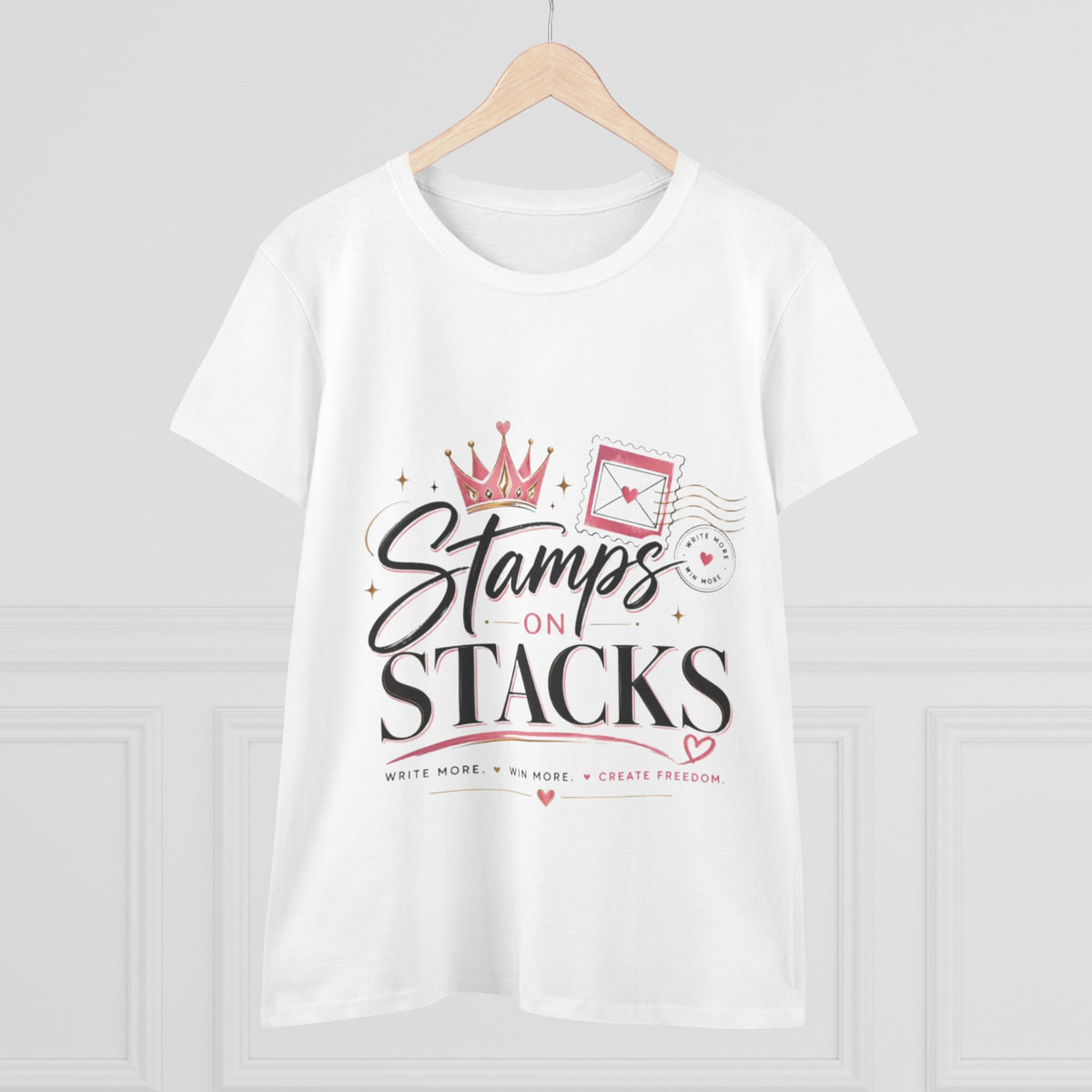 Stamps on Stacks Women's Tee