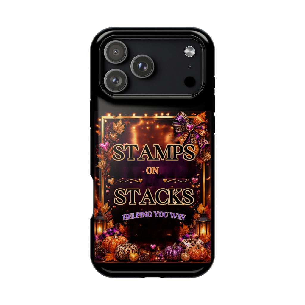 Stamps on Stacks Fall iPhone Case – Helping You Win