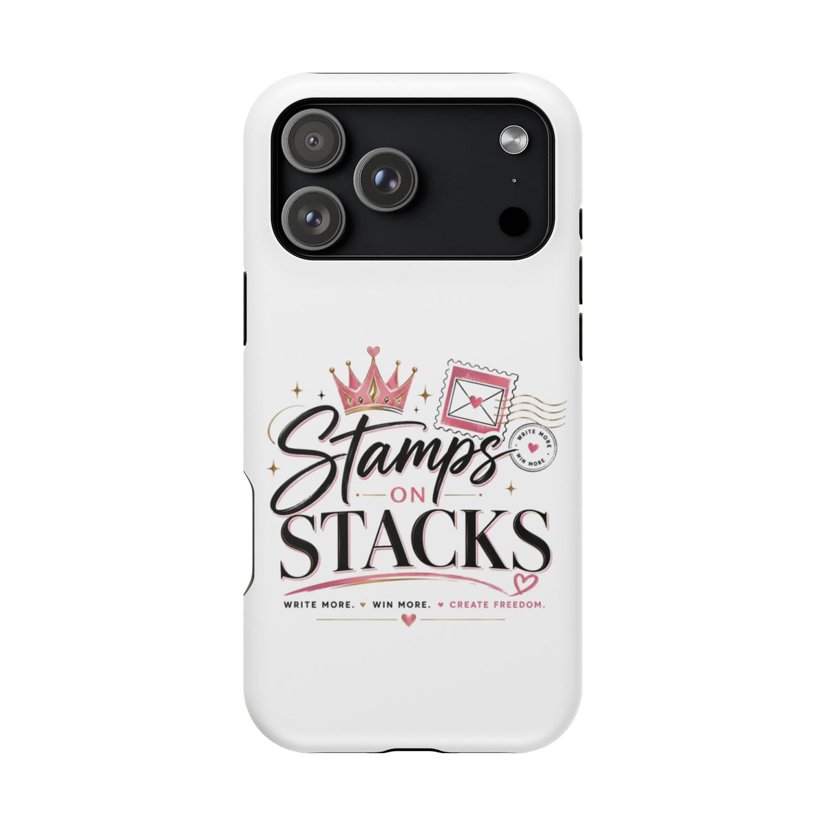 Stamps on Stacks Signature Logo Phone Case