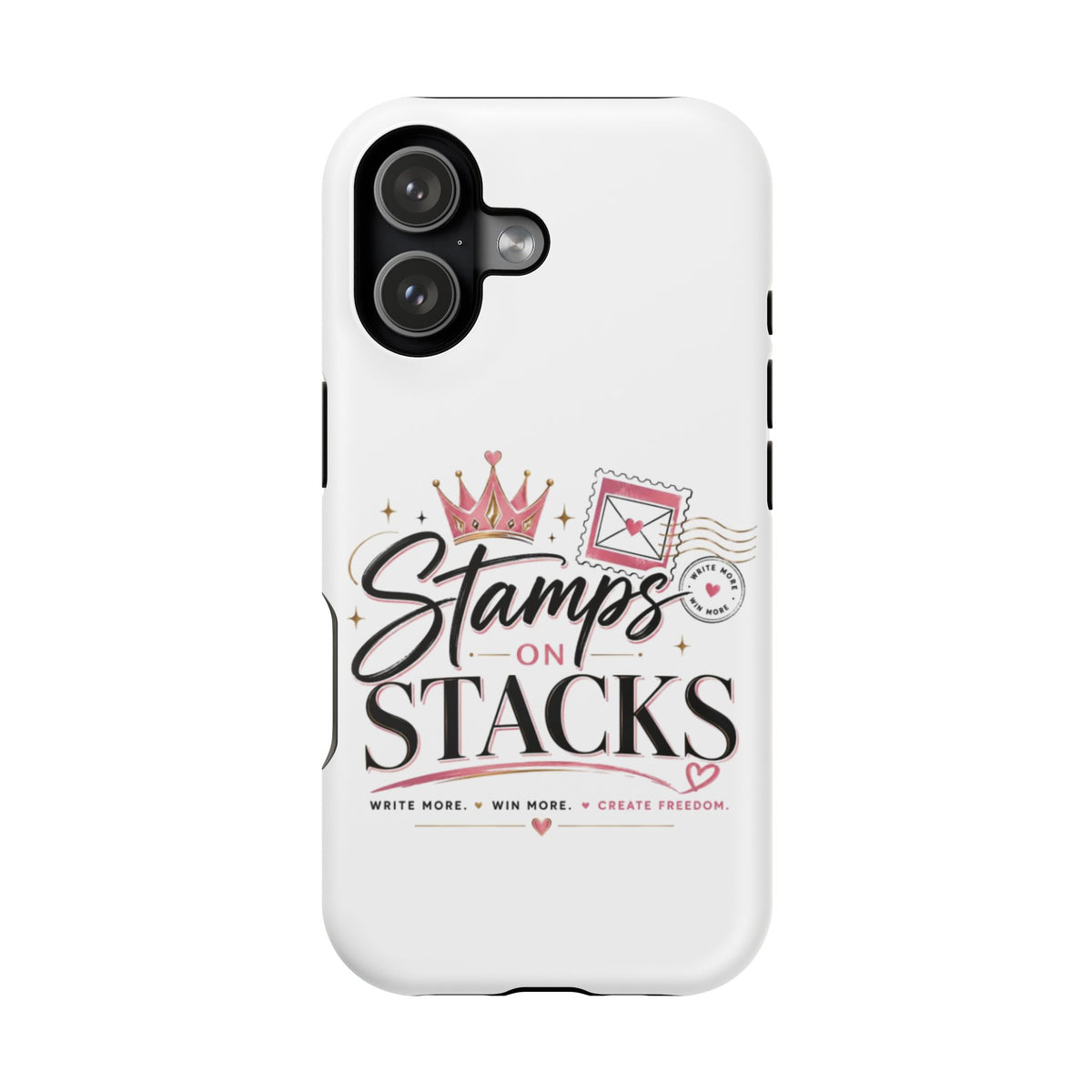 Stamps on Stacks Signature Logo Phone Case