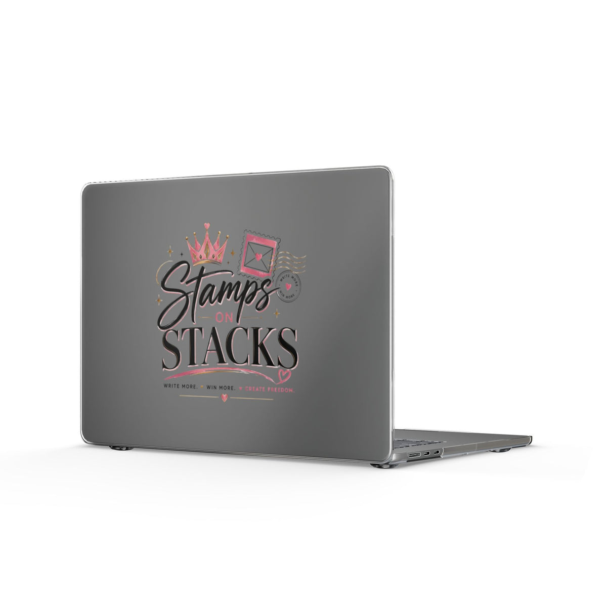 Stamps on Stacks Signature Logo MacBook Case