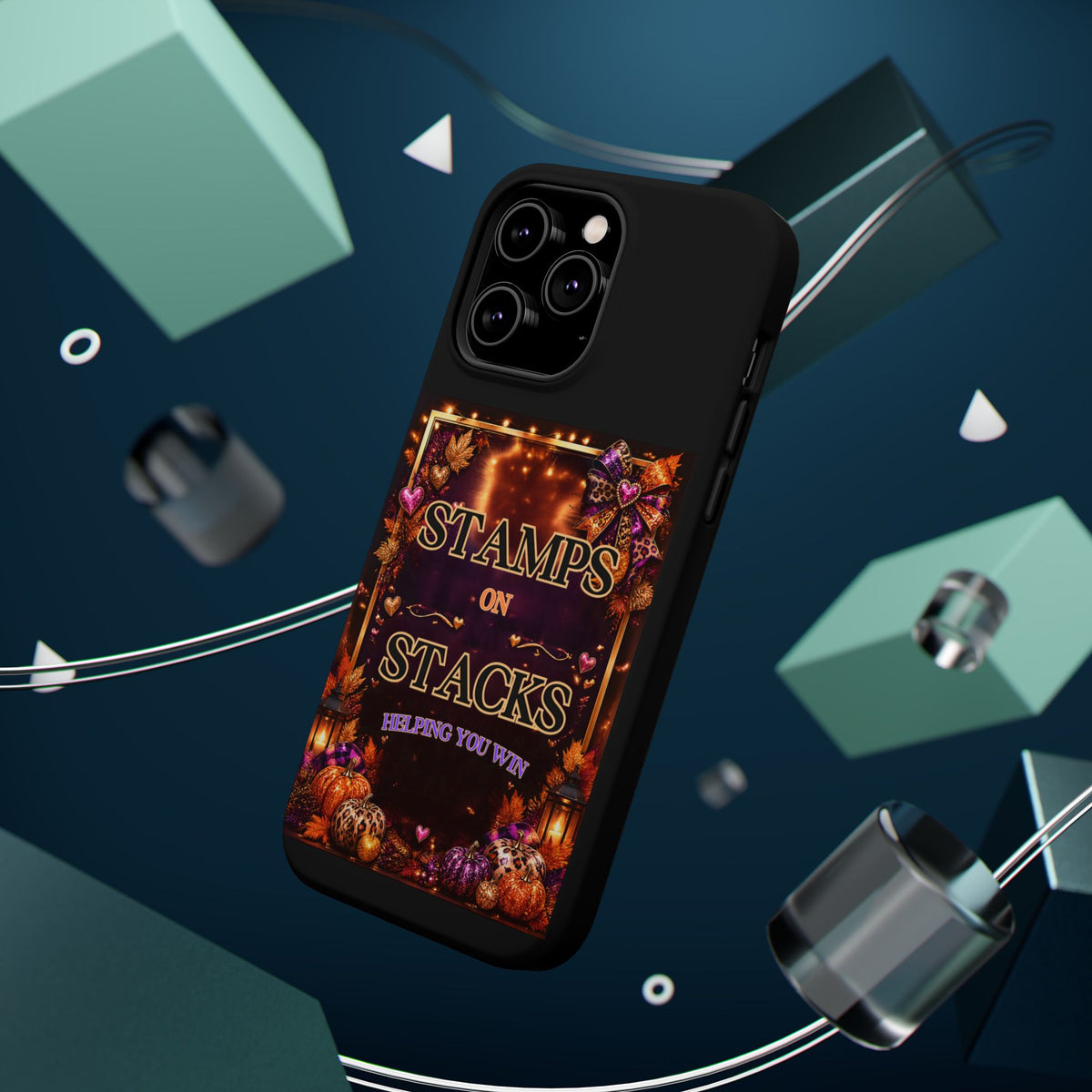 Stamps on Stacks Fall iPhone Case – Helping You Win