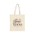 Stamps on Stacks Signature Logo Tote Bag