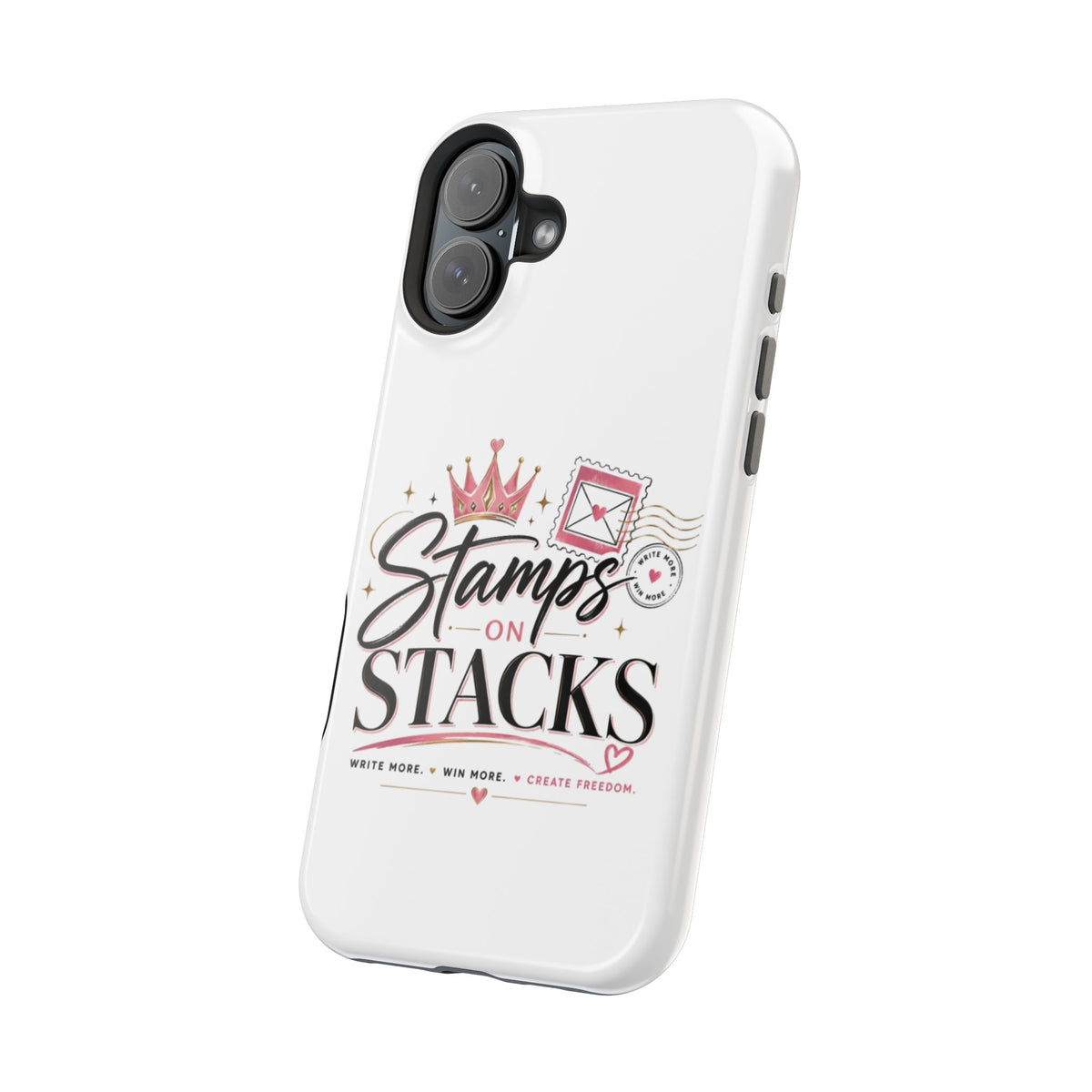 Stamps on Stacks Signature Logo Phone Case