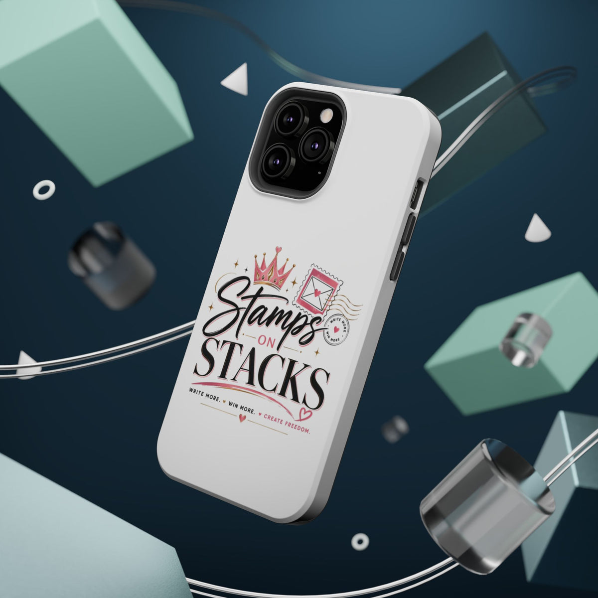 Stamps on Stacks Signature Logo Phone Case