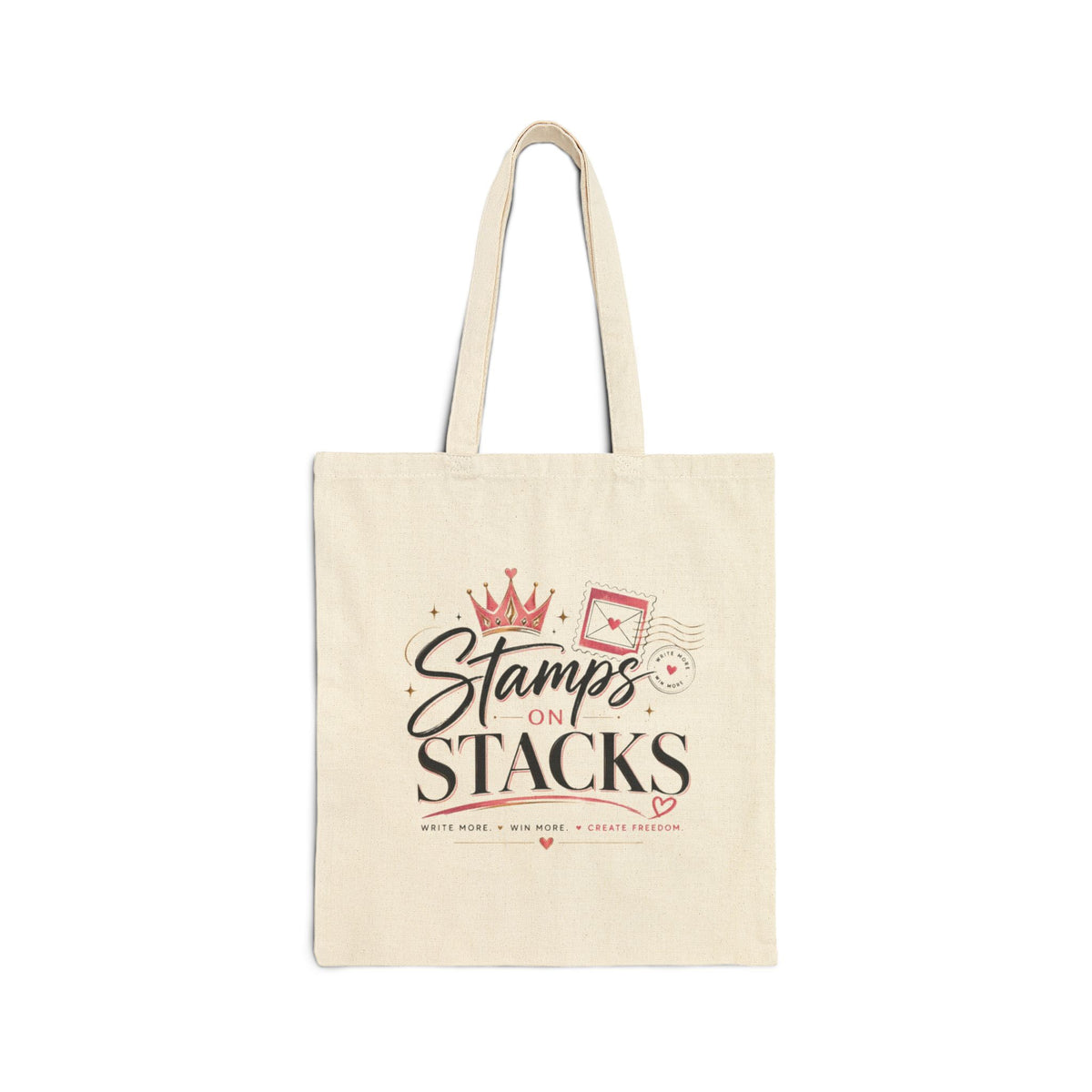 Stamps on Stacks Signature Logo Tote Bag
