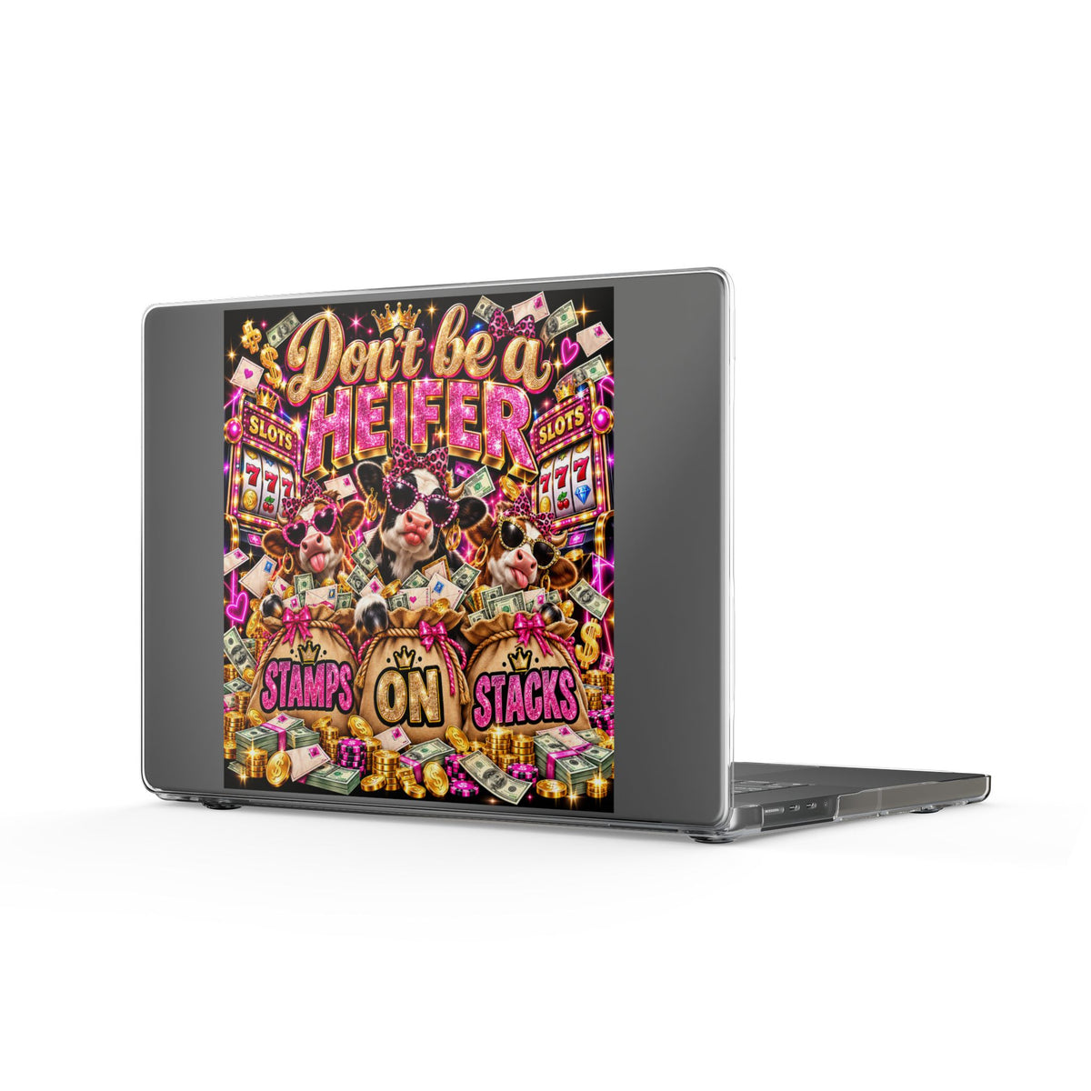 Stamps on Stacks Colorful Collage MacBook Case