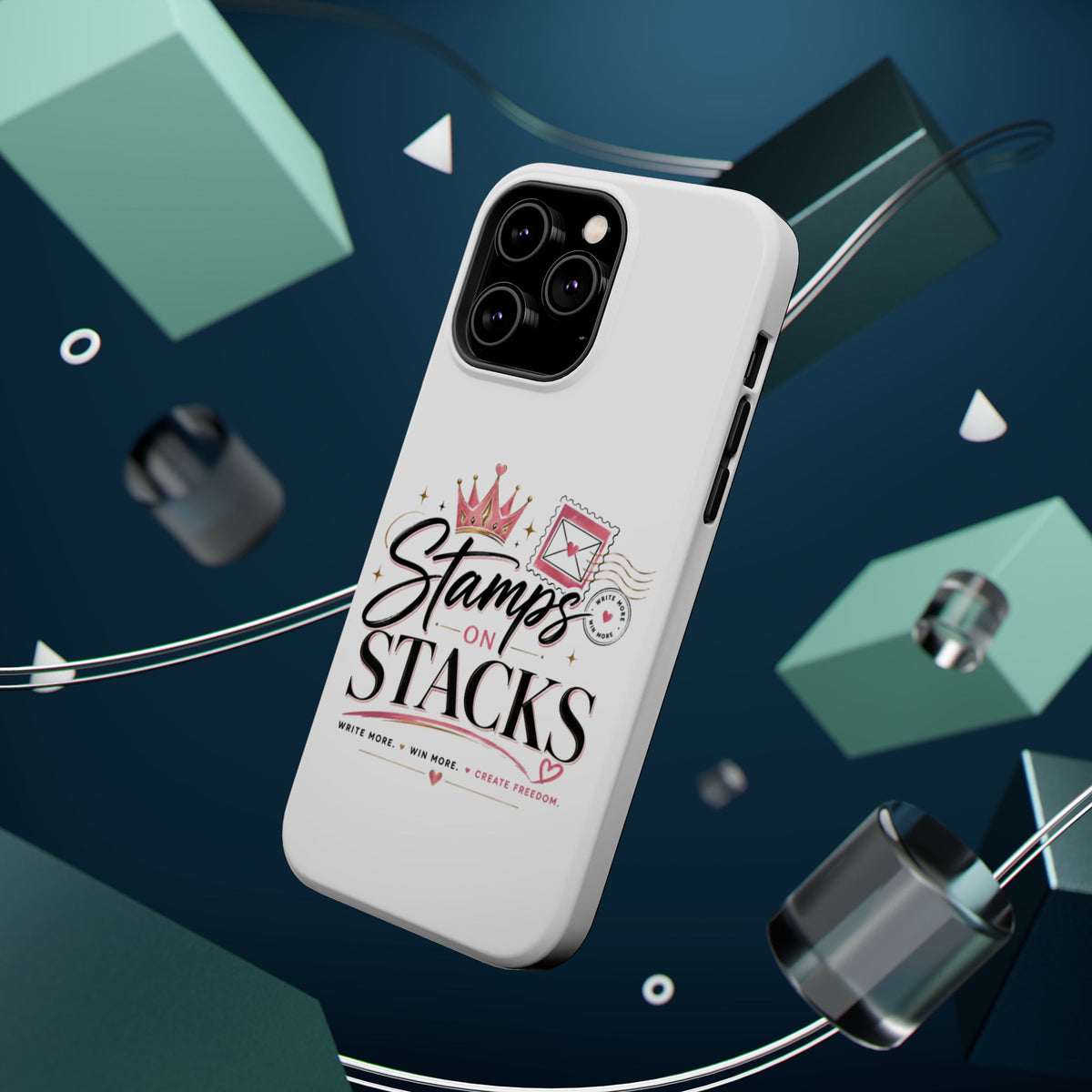 Stamps on Stacks Signature Logo Phone Case
