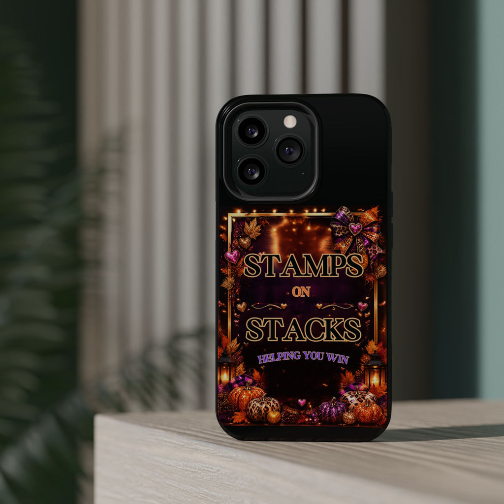 Stamps on Stacks Fall iPhone Case – Helping You Win