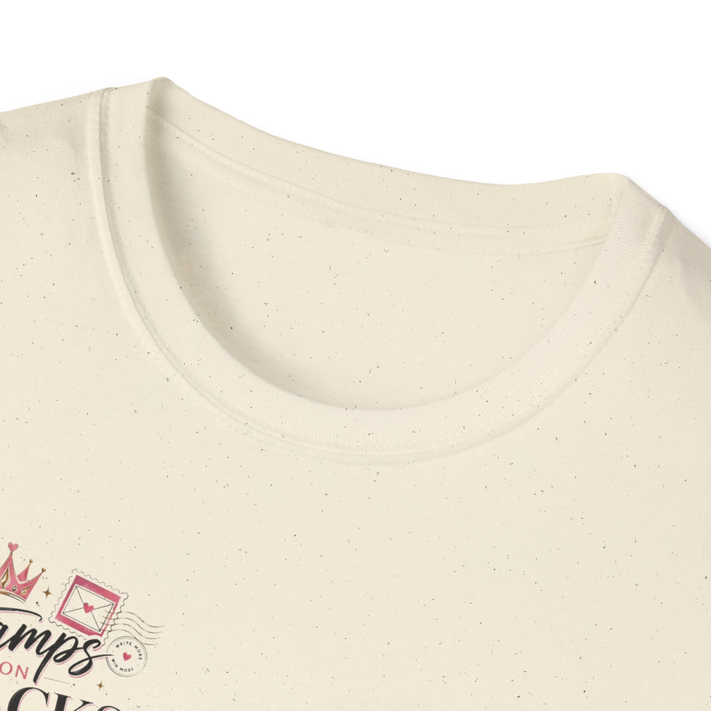 Stamps on Stacks Graphic Tee – Chest Logo & Bold Back Design