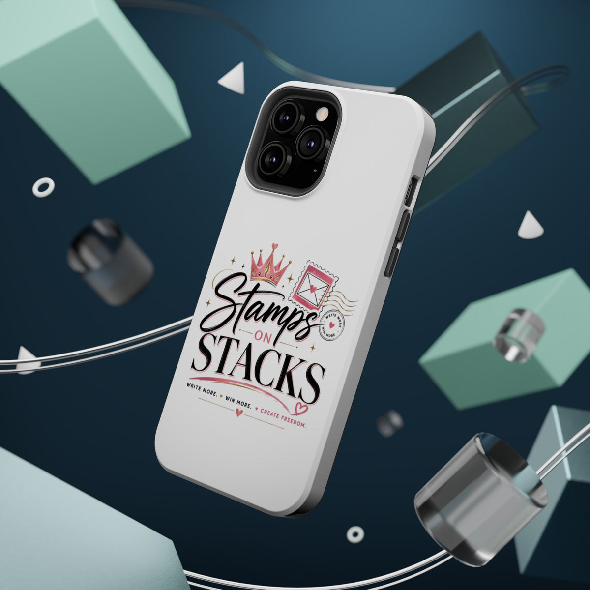 Stamps on Stacks Signature Logo Phone Case