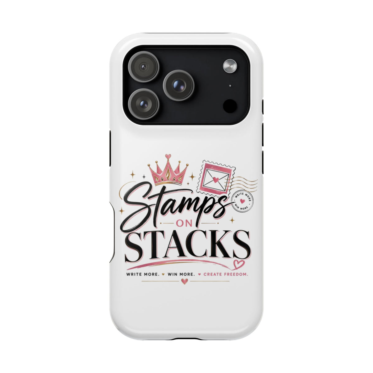 Stamps on Stacks Signature Logo Phone Case