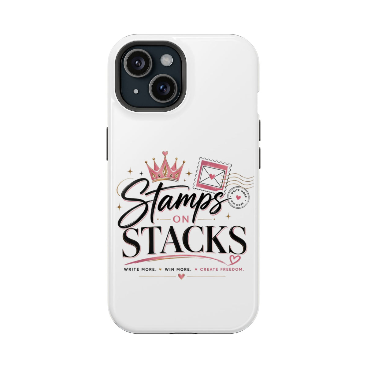 Stamps on Stacks Signature Logo Phone Case