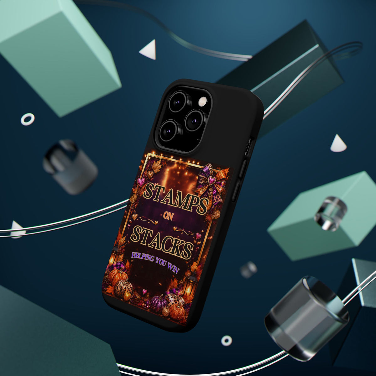 Stamps on Stacks Fall iPhone Case – Helping You Win