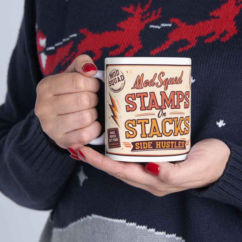 Vintage 'Mods Squad' Ceramic Mug (11oz & 15oz)