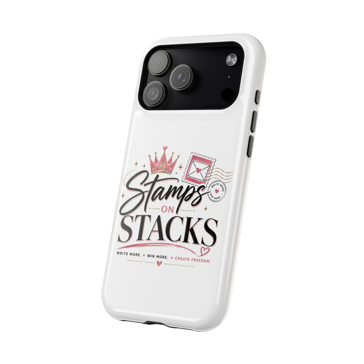 Stamps on Stacks Signature Logo Phone Case