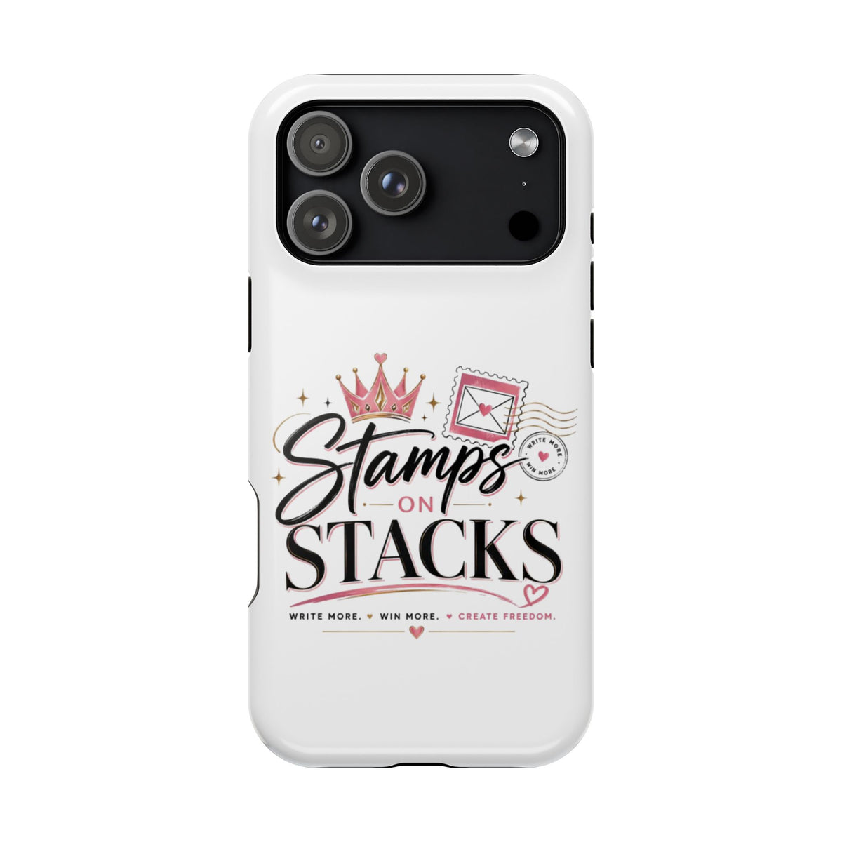 Stamps on Stacks Signature Logo Phone Case