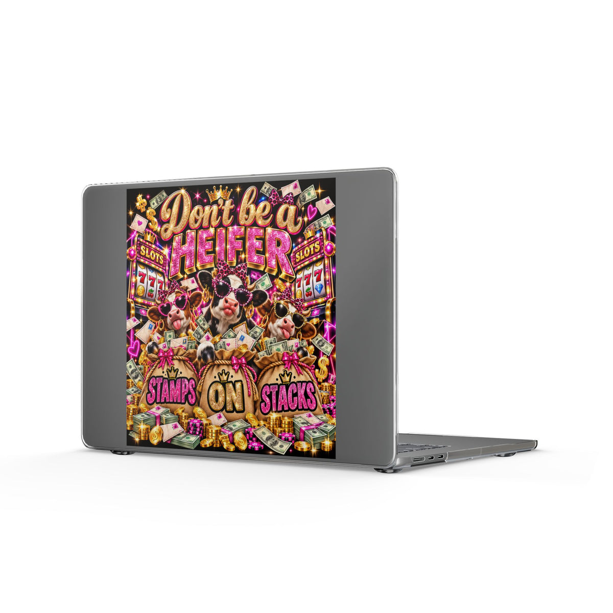 Stamps on Stacks Colorful Collage MacBook Case