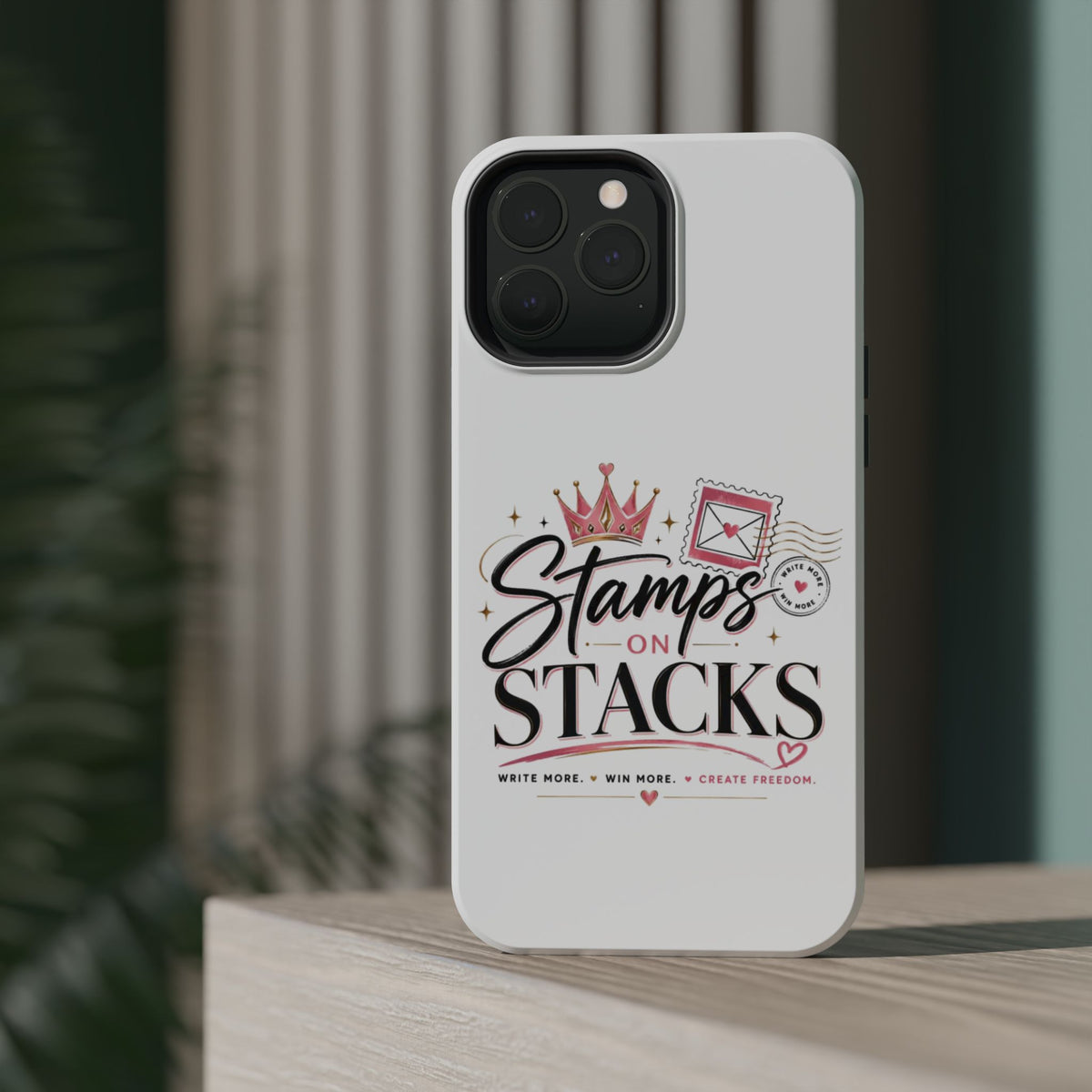 Stamps on Stacks Signature Logo Phone Case