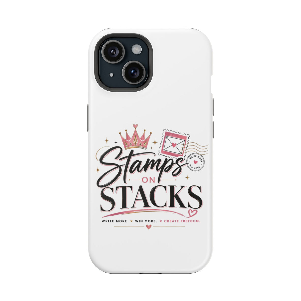 Stamps on Stacks Signature Logo Phone Case