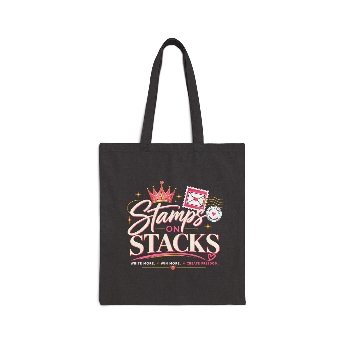 Stamps on Stacks Signature Logo Tote Bag