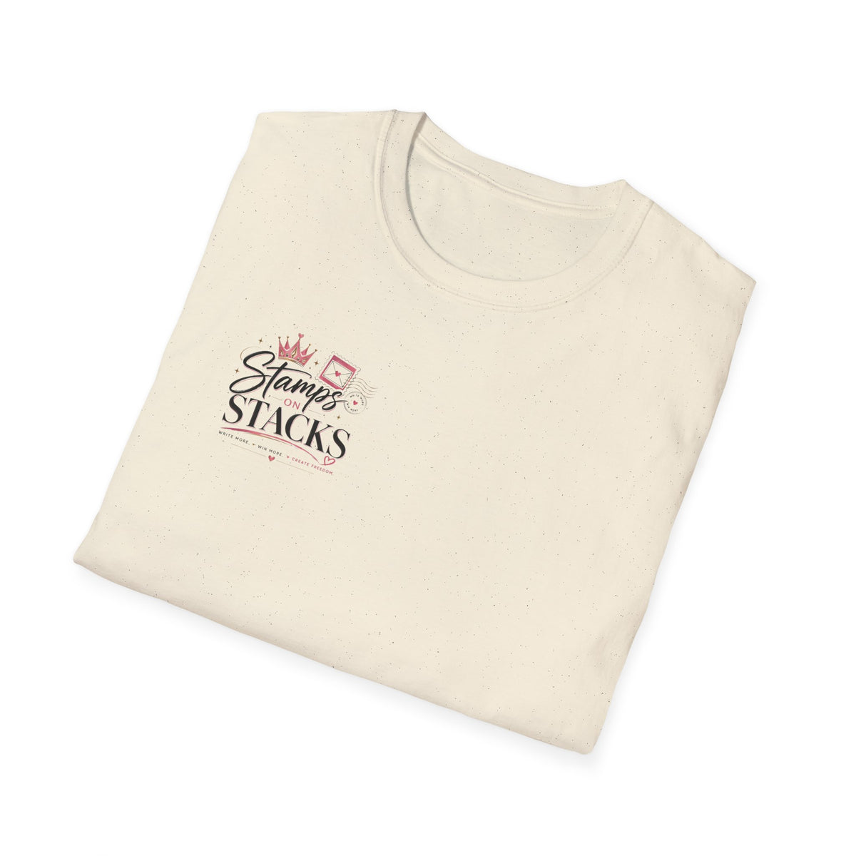 Stamps on Stacks Graphic Tee – Chest Logo & Bold Back Design