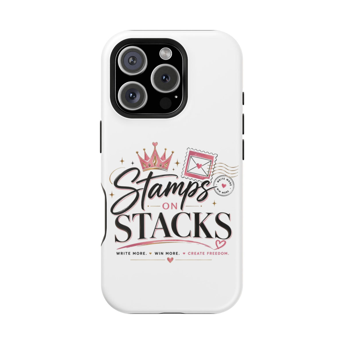 Stamps on Stacks Signature Logo Phone Case