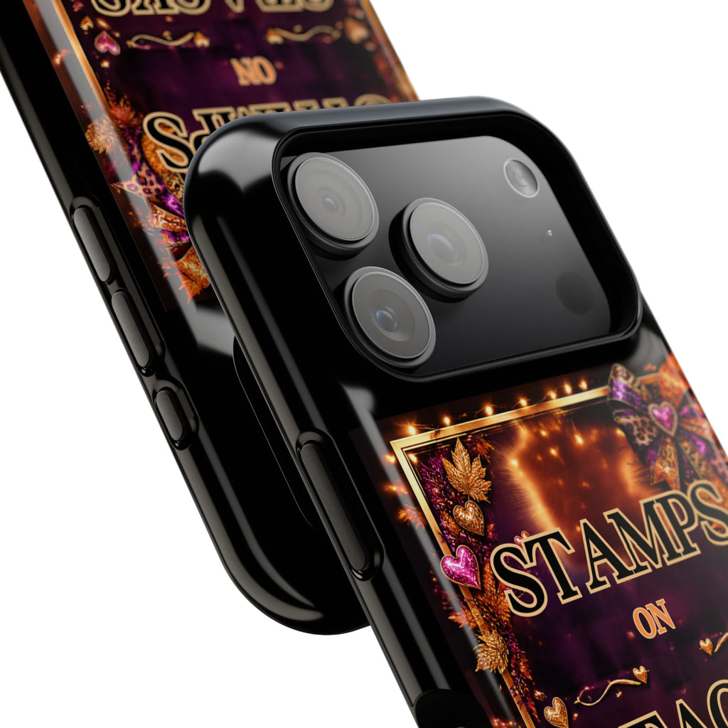 Stamps on Stacks Fall iPhone Case – Helping You Win