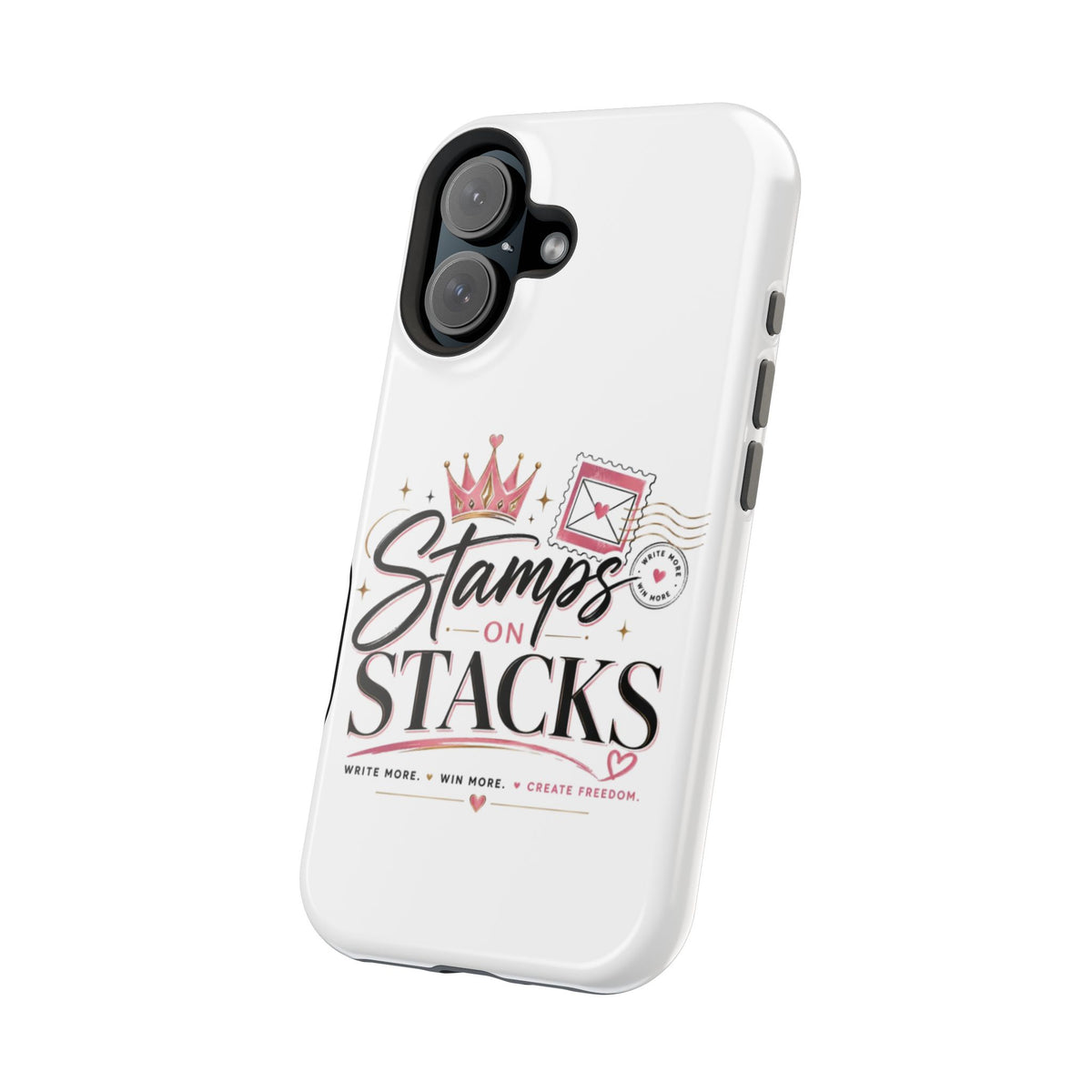 Stamps on Stacks Signature Logo Phone Case