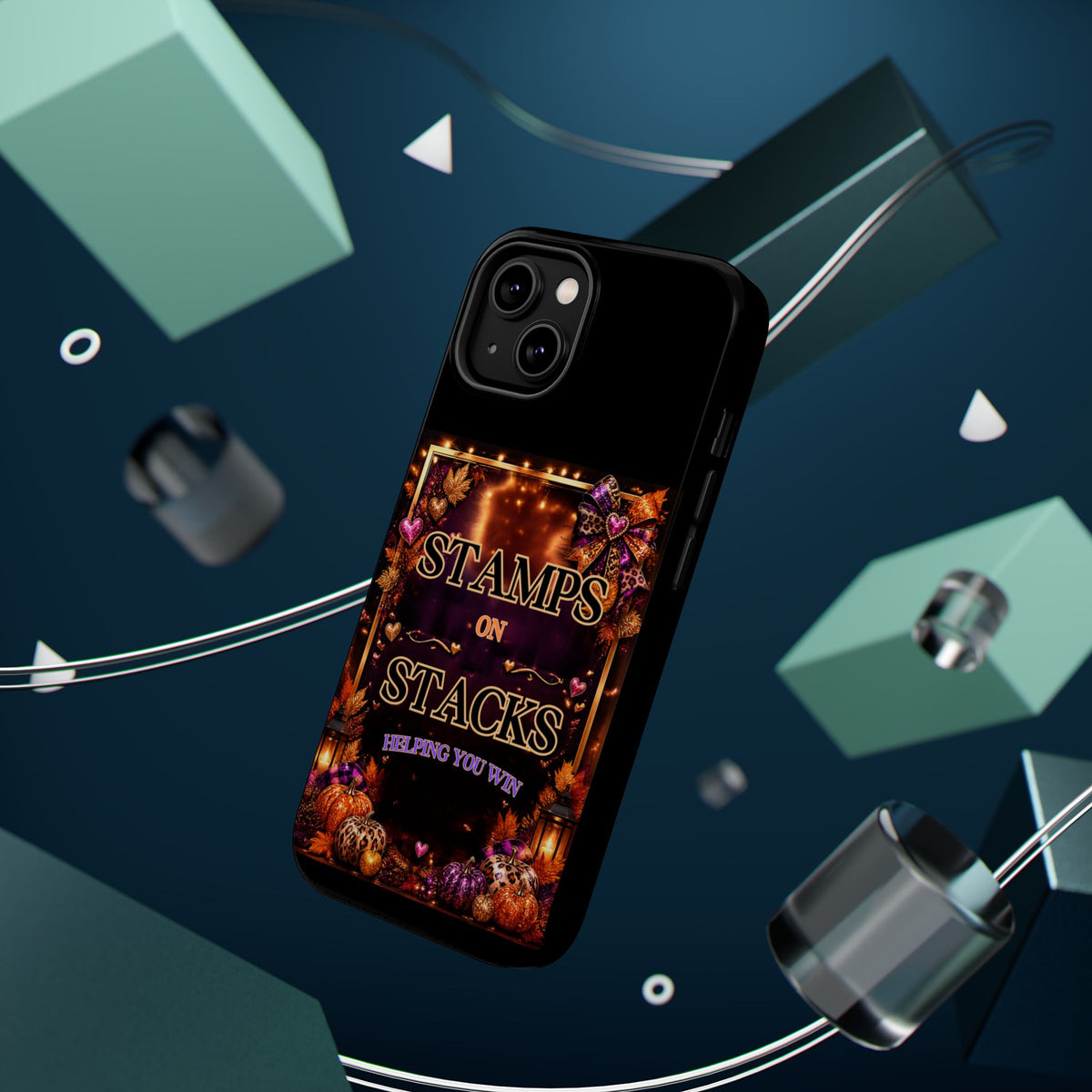 Stamps on Stacks Fall iPhone Case – Helping You Win