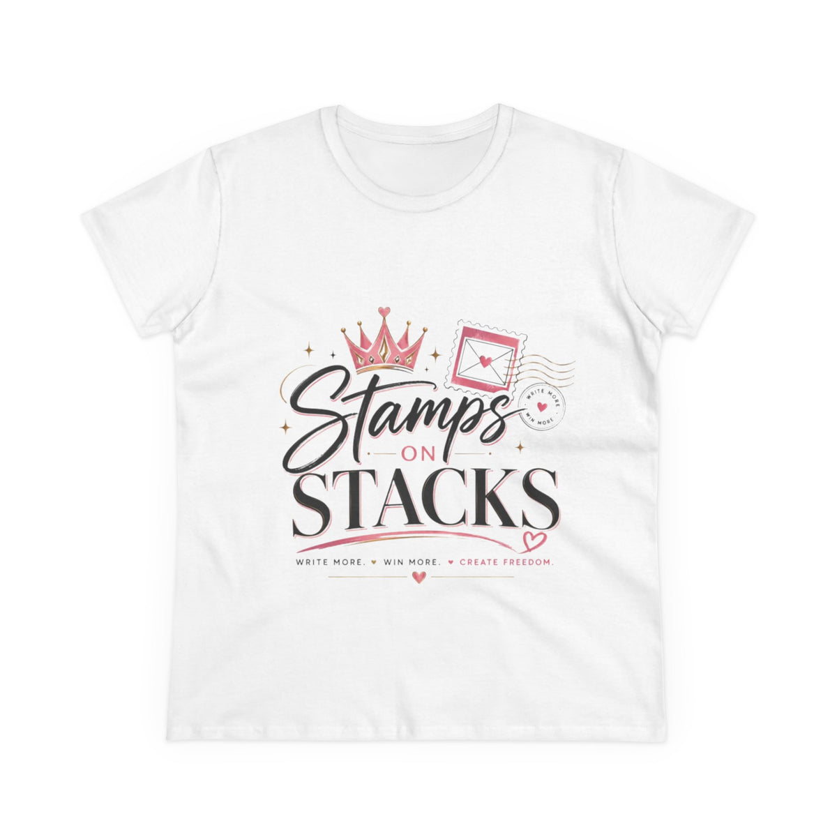 Stamps on Stacks Women's Tee