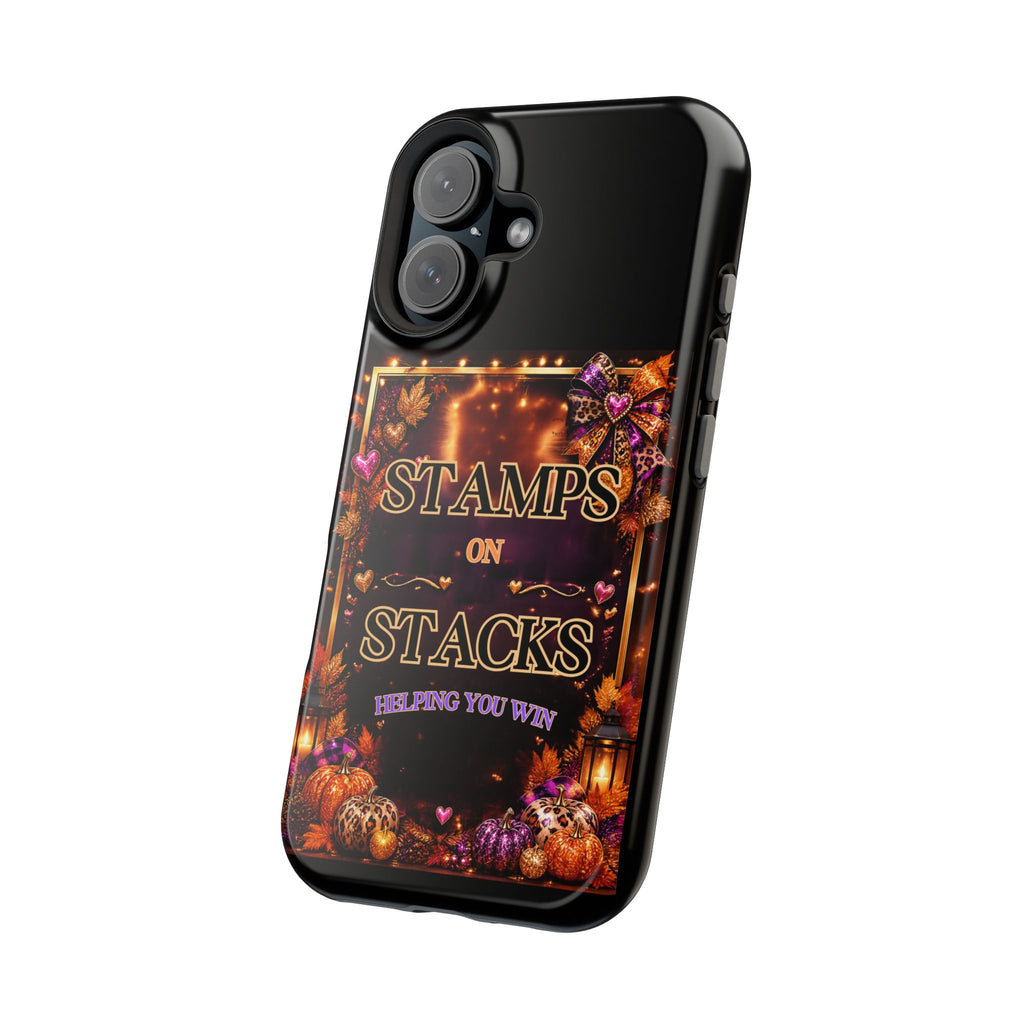 Stamps on Stacks Fall iPhone Case – Helping You Win