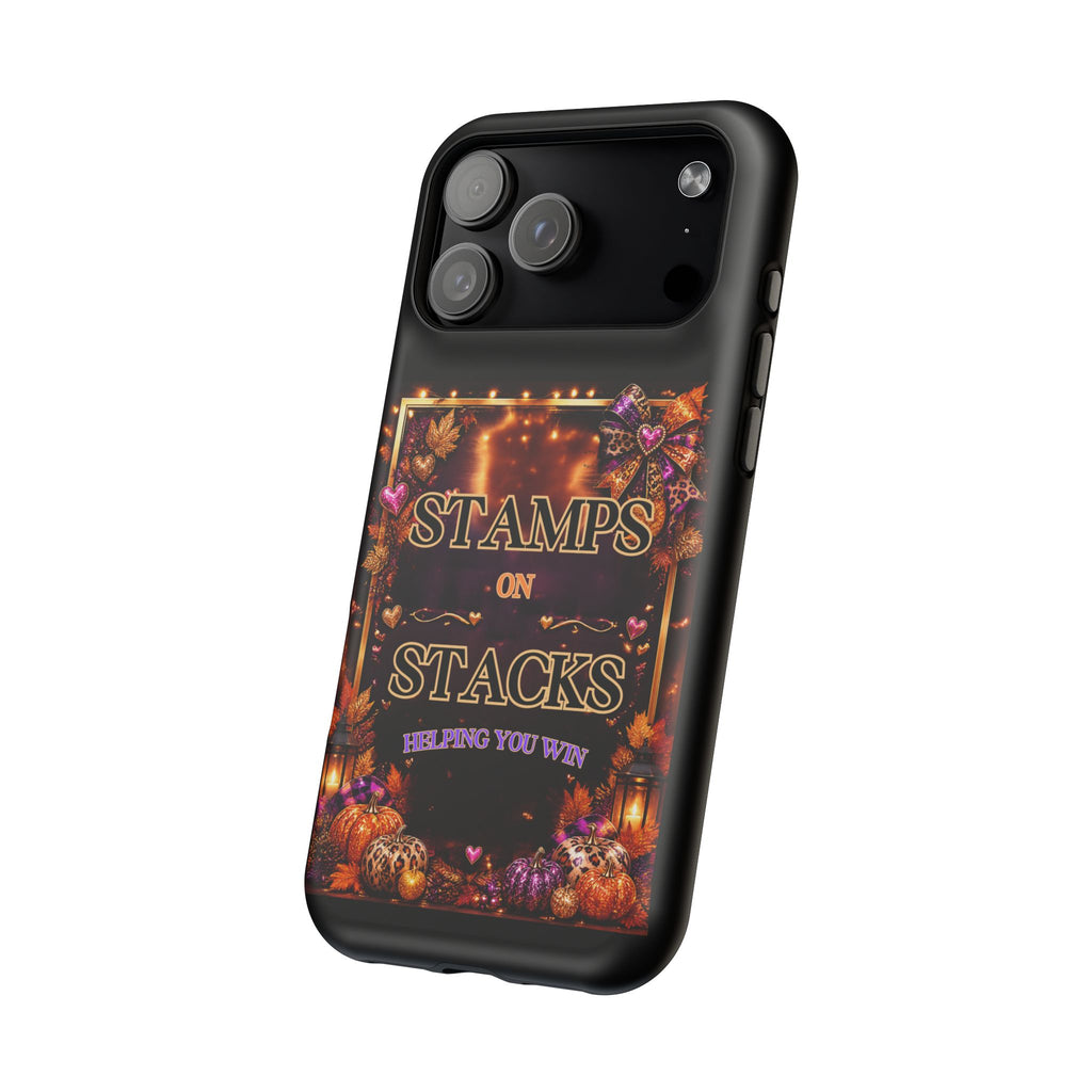 Stamps on Stacks Fall iPhone Case – Helping You Win