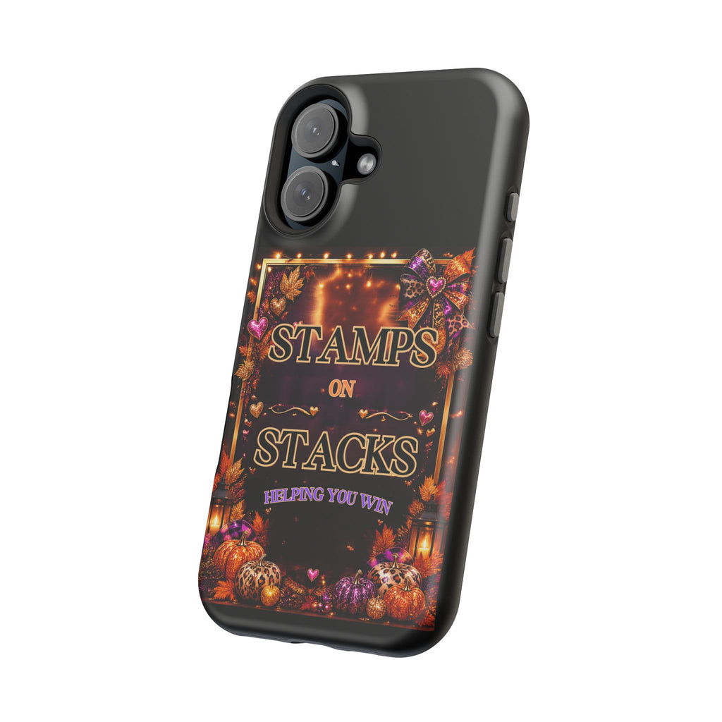 Stamps on Stacks Fall iPhone Case – Helping You Win
