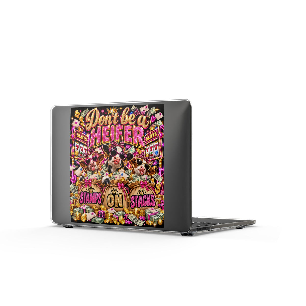 Stamps on Stacks Colorful Collage MacBook Case