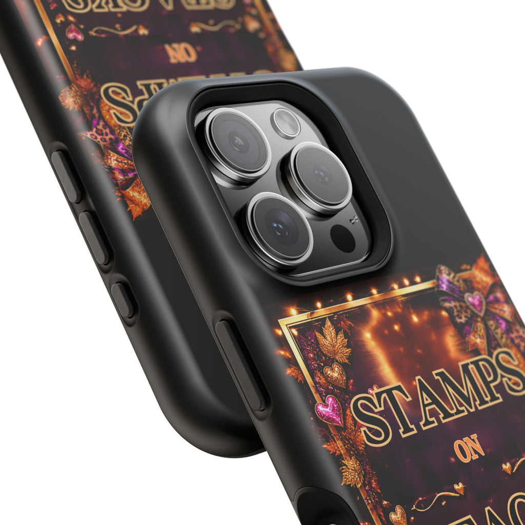 Stamps on Stacks Fall iPhone Case – Helping You Win