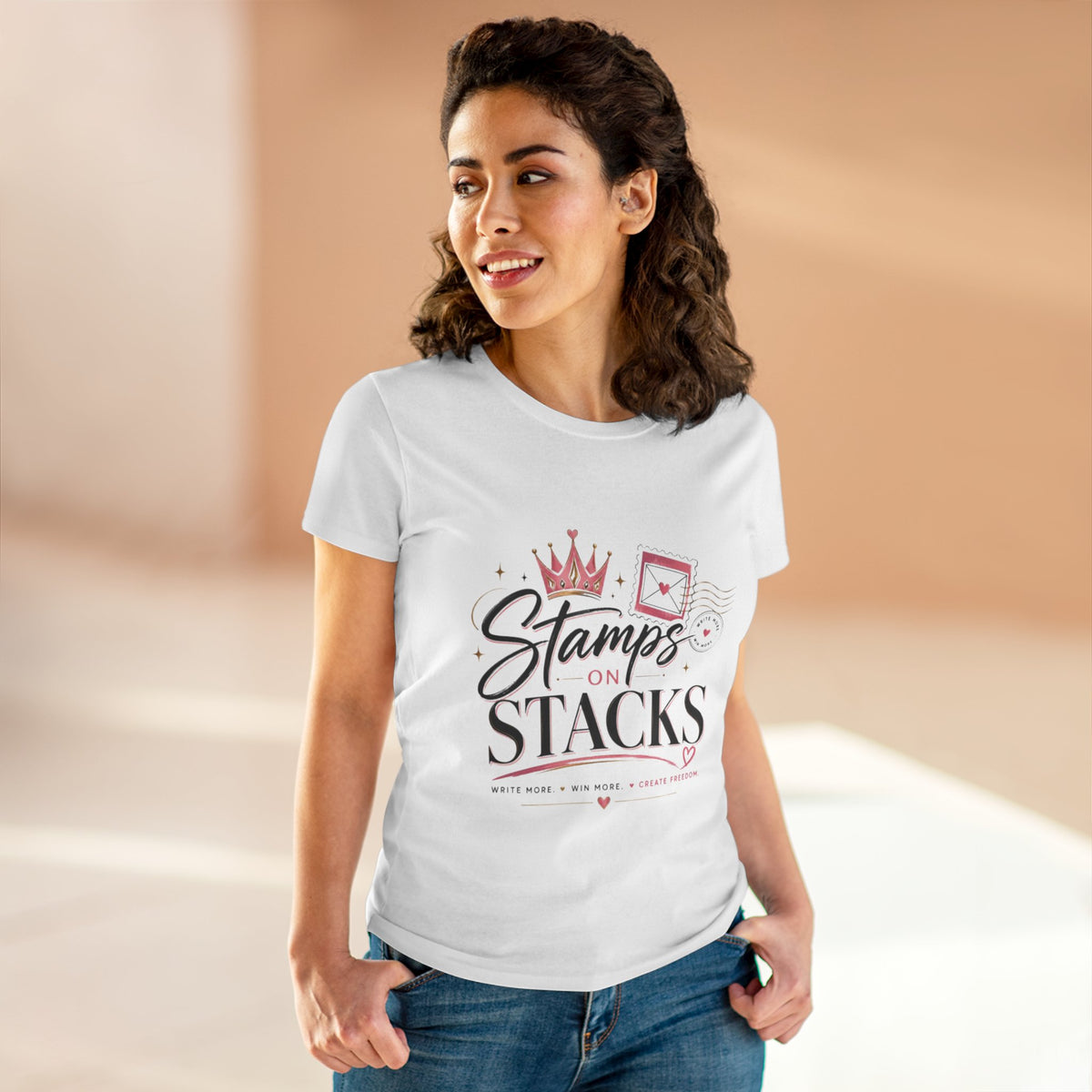 Stamps on Stacks Women's Tee