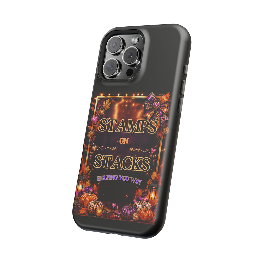 Stamps on Stacks Fall iPhone Case – Helping You Win