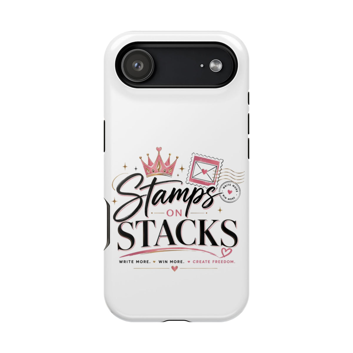Stamps on Stacks Signature Logo Phone Case