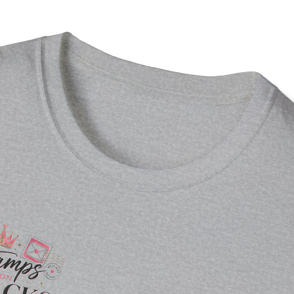 Stamps on Stacks Graphic Tee – Chest Logo & Bold Back Design
