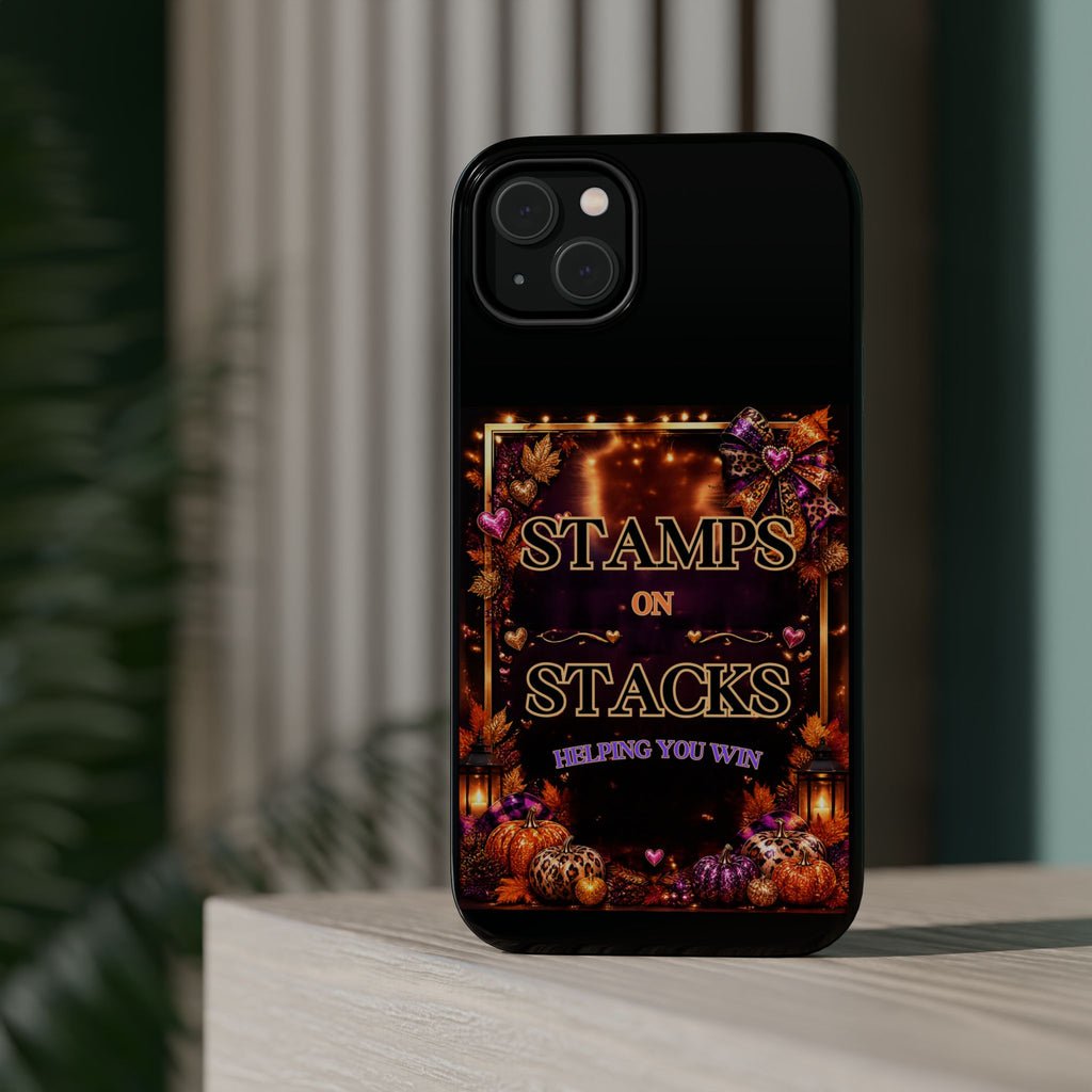 Stamps on Stacks Fall iPhone Case – Helping You Win