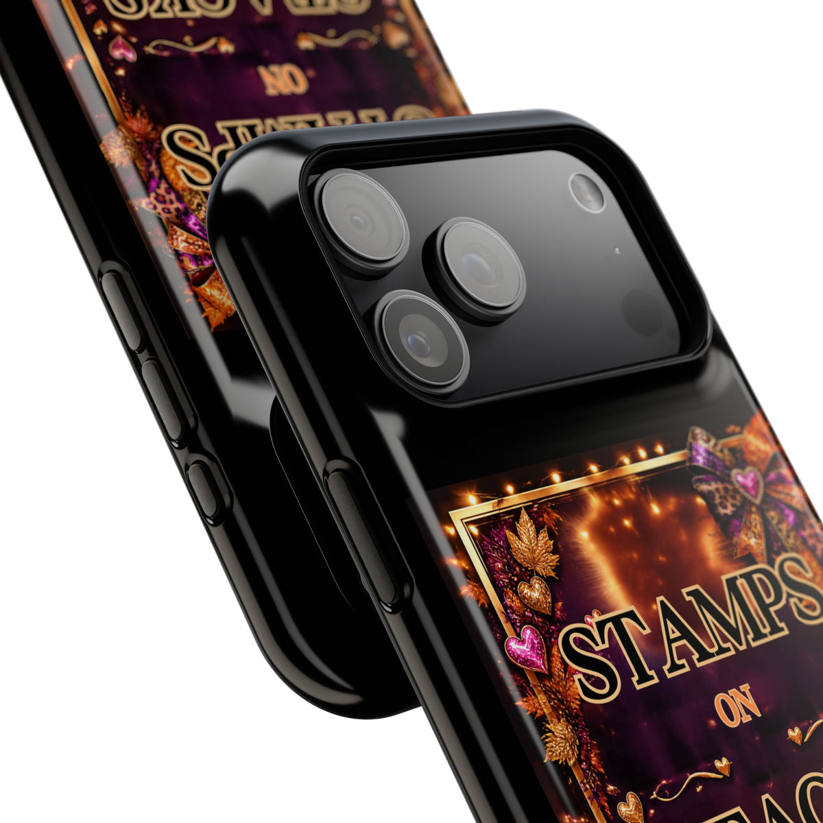Stamps on Stacks Fall iPhone Case – Helping You Win