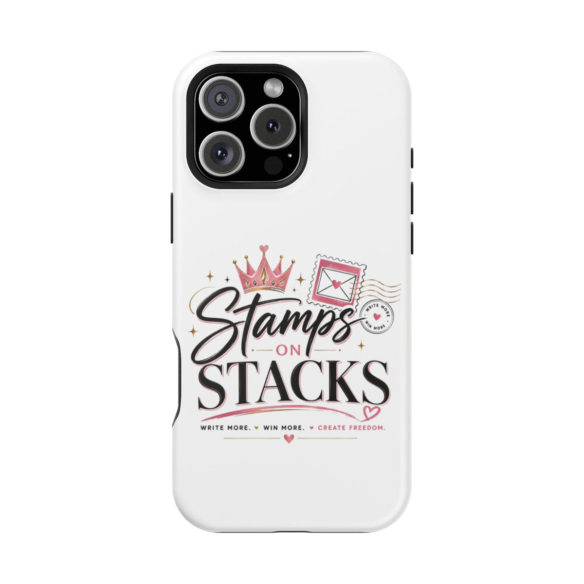 Stamps on Stacks Signature Logo Phone Case